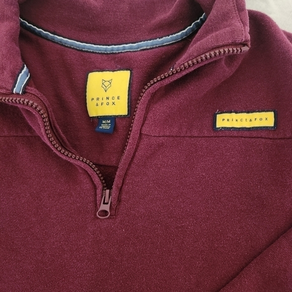 Prince & Fox 1/4 Zip Up Sweatshirt - Picture 2 of 4